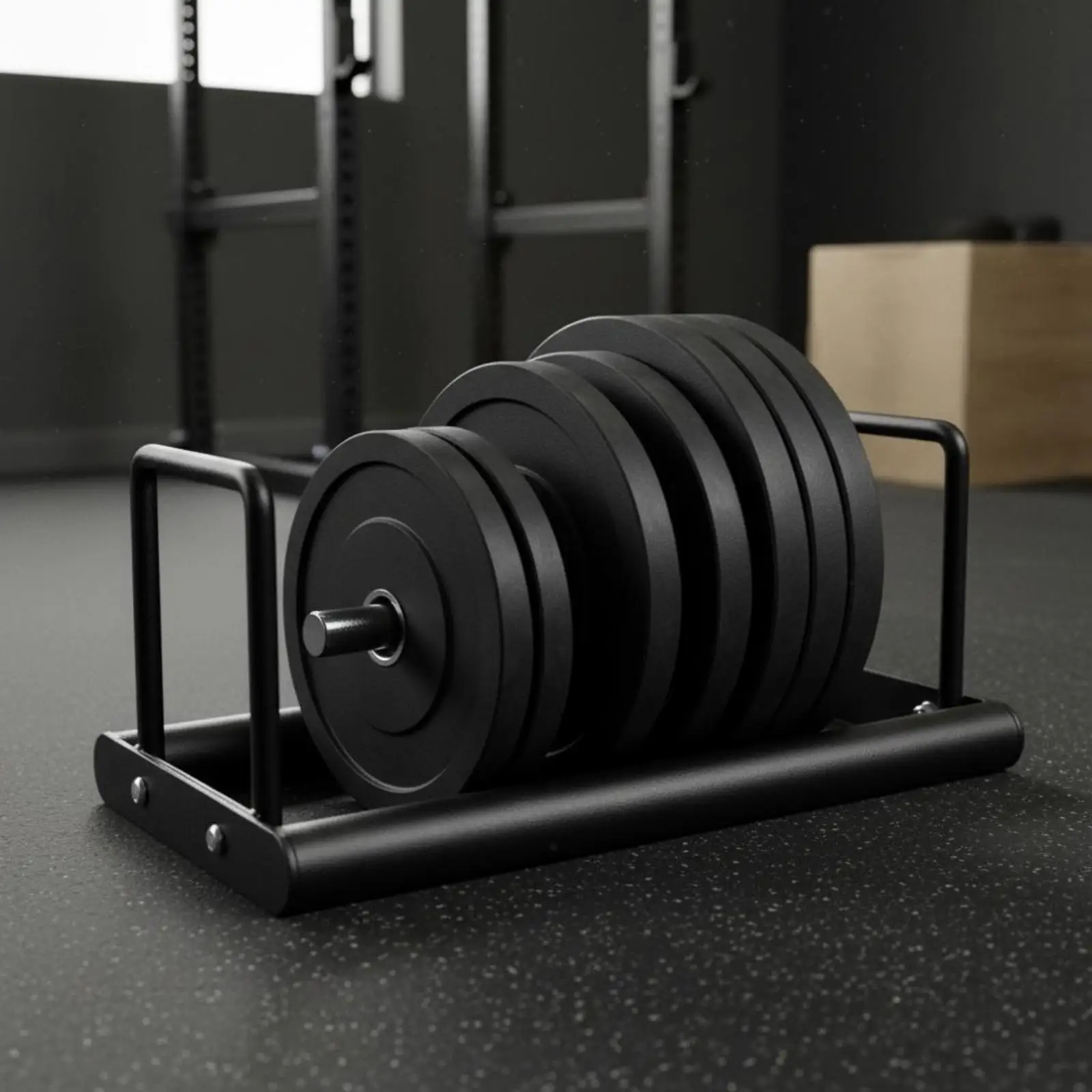 Weight Plate Storage Stand Multi Use Barbell Storage Storage Area-Saving