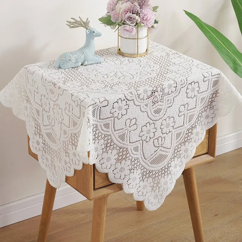 Retro Lace Tablecloth Wedding Table Cover Party Banquet Tablecloth Embroidered Coffee Dinning Table Supplies Home Decor 식탁보 테이블보