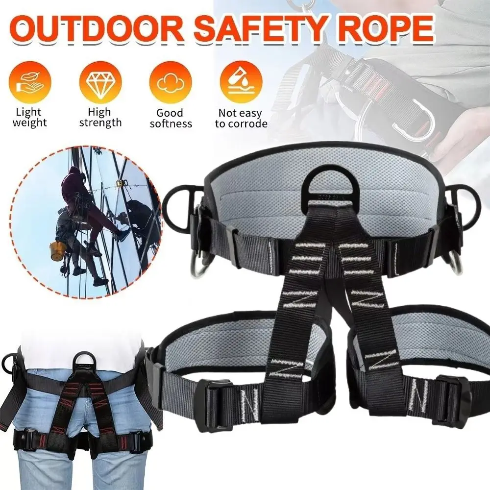 

Padding Protection Safety Harness Waist Support Downhill Equipment Safety Belt High Altitude Harness Rock Climbing