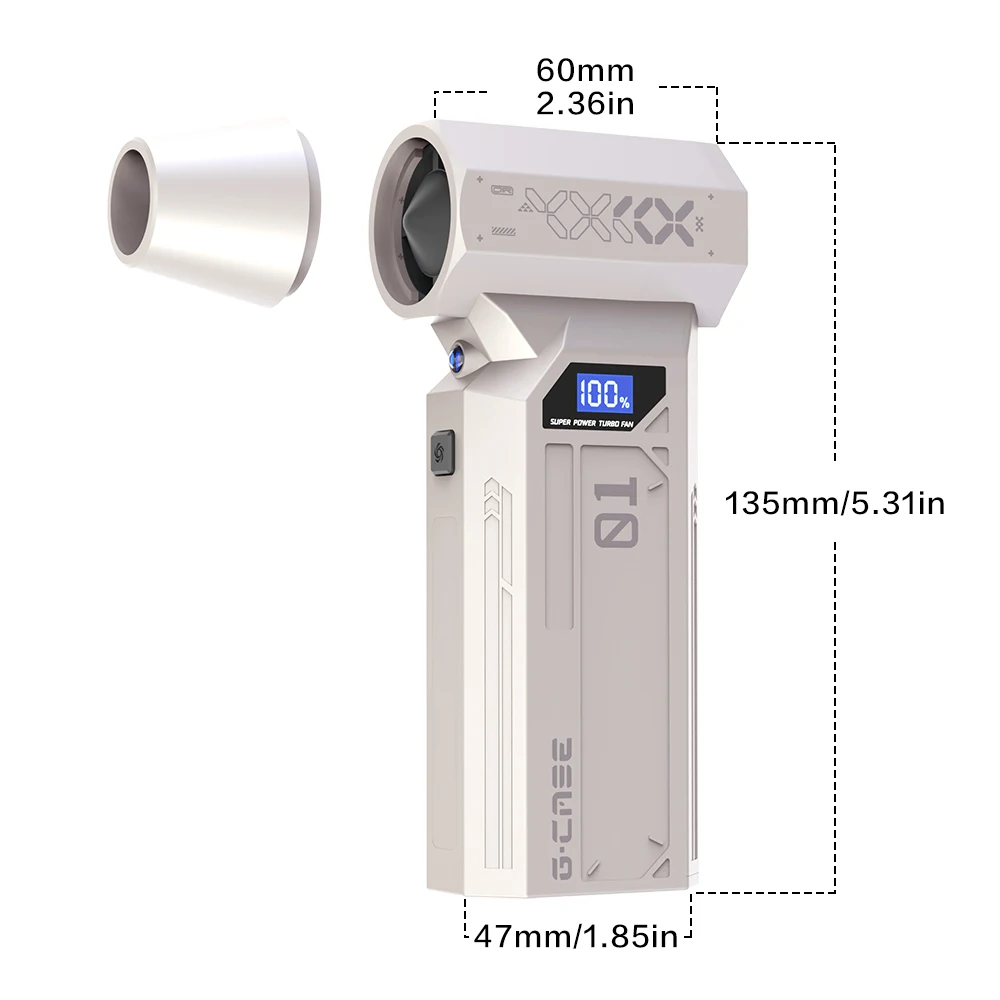 120000 دورة في الدقيقة منفاخ الهواء الكهربائي توربو مروحة نفاثة فرش السيارات قابلة للشحن مع نوع C المحمولة منظف الغبار لسيارة لوحة المفاتيح #6