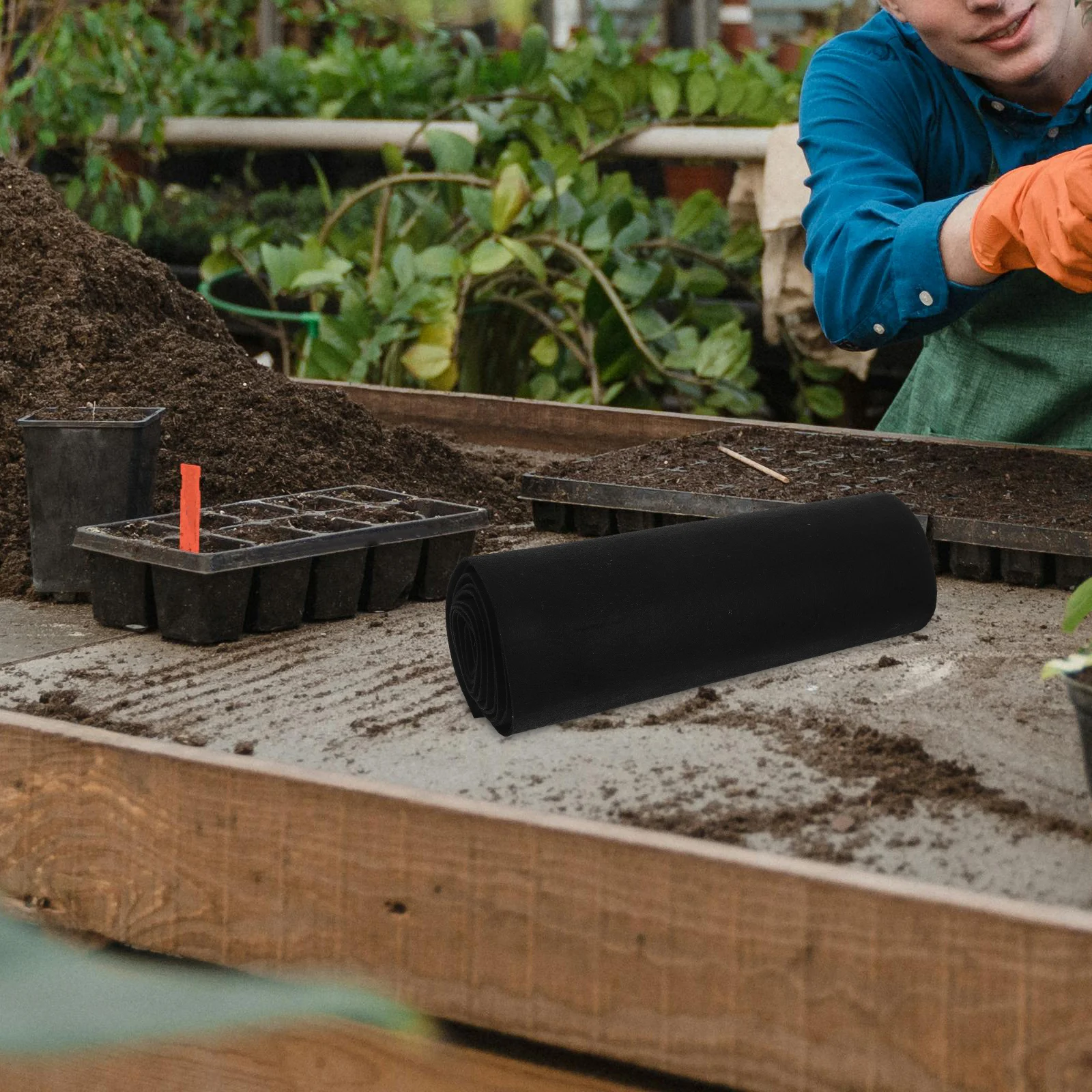 

Фетровая подкладка для цветочных горшков, износостойкая дышащая подвесная корзина, дизайн нетканой ткани, подкладка для растений, садовые принадлежности