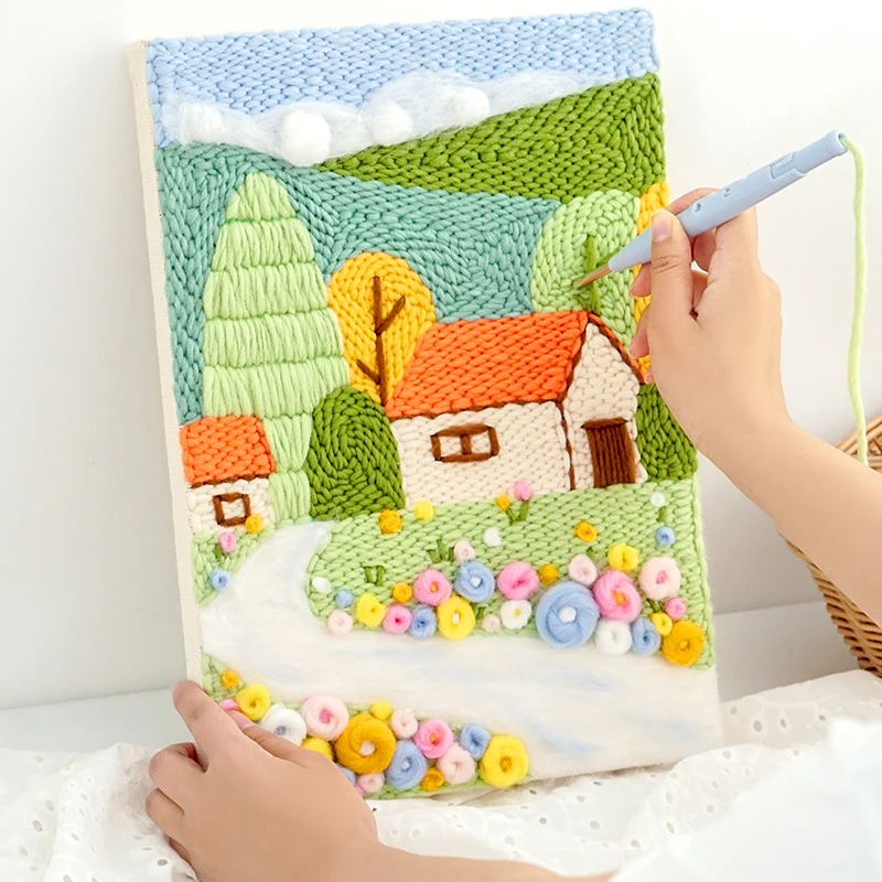 

Набор игл для вышивания для стартовой пряжи, набор шерстяного фетра, набор игл для рукоделия, набор для вышивки крестом, домашний декор, принадлежности для рукоделия