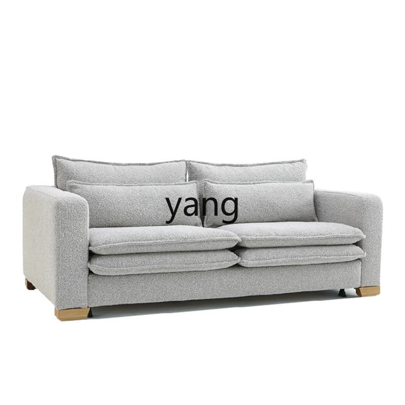 Yhl Sofa Bed Dual-Use Multifunctional Foldable Removable and Washable Small Apartment Living Room Study Office Simple