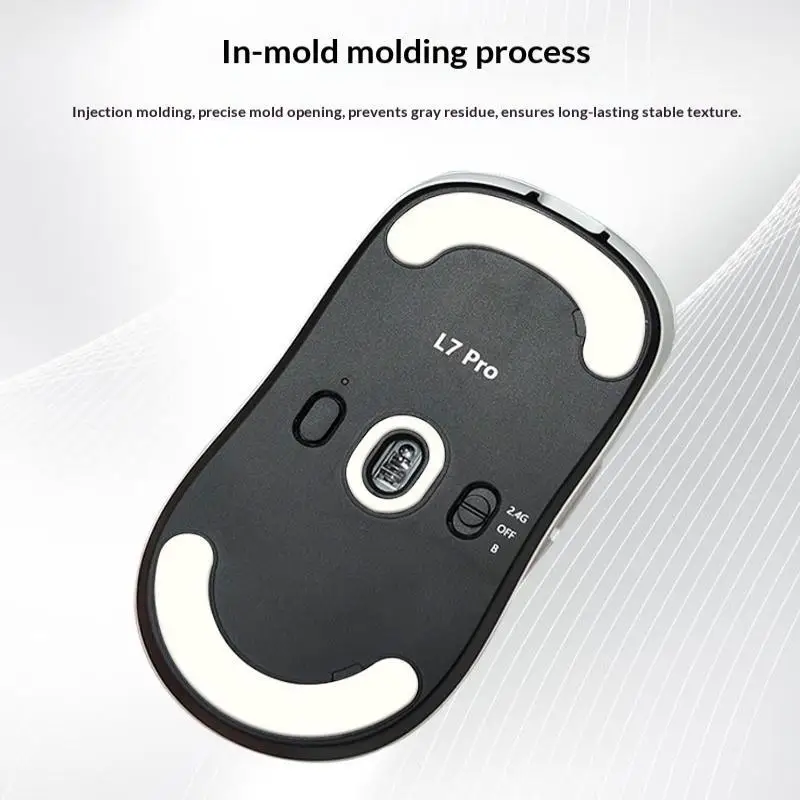 Mouse Feet For MCHOSE L7 Ultra+ 1 Set High Durability Brake Speed Skates Fits Middle Large Hand Gaming & Work Mice