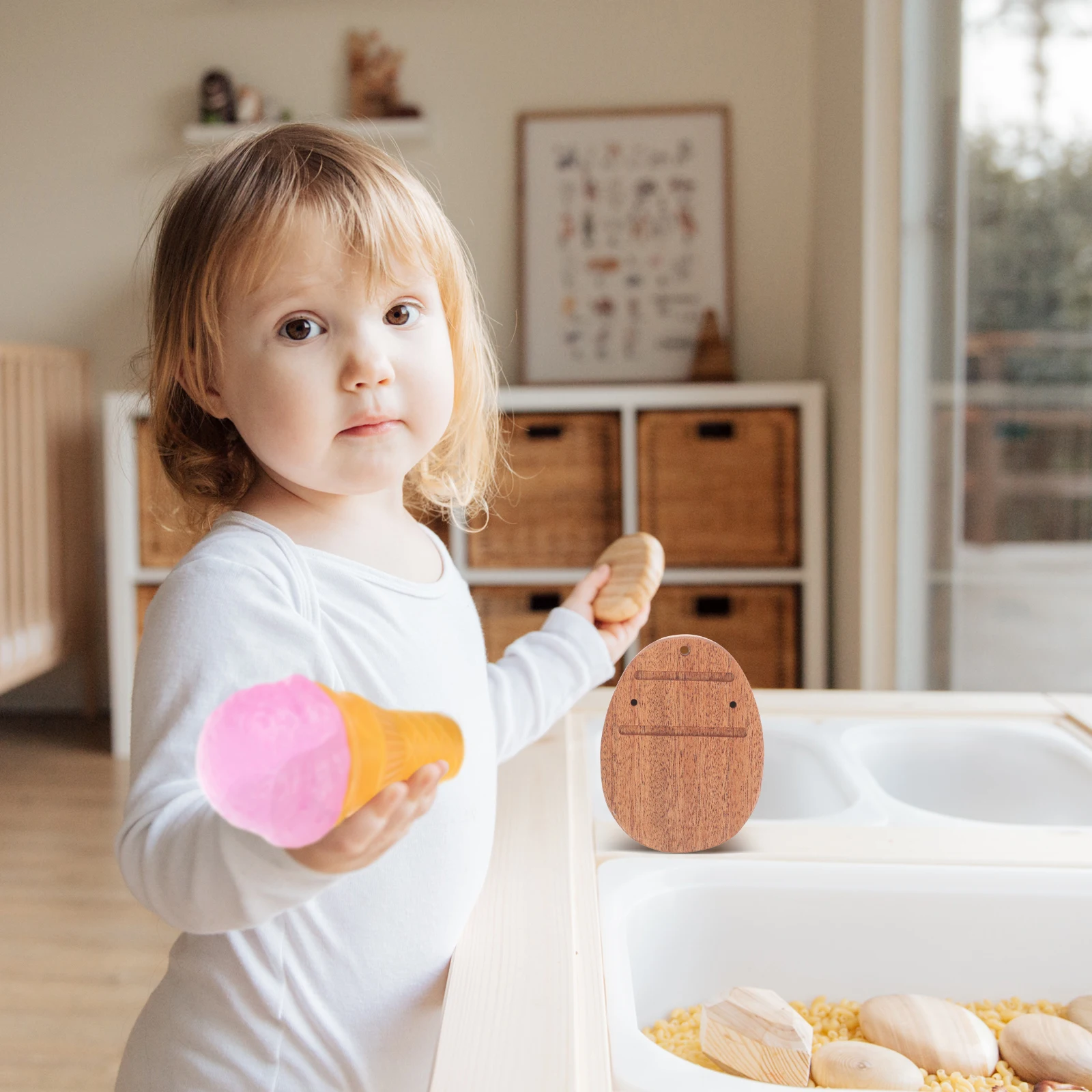 

Solid Wood Kalimba Replacement Professional Thumb Piano Wood Base For Kalimba Durable Long Lasting Easy To Use