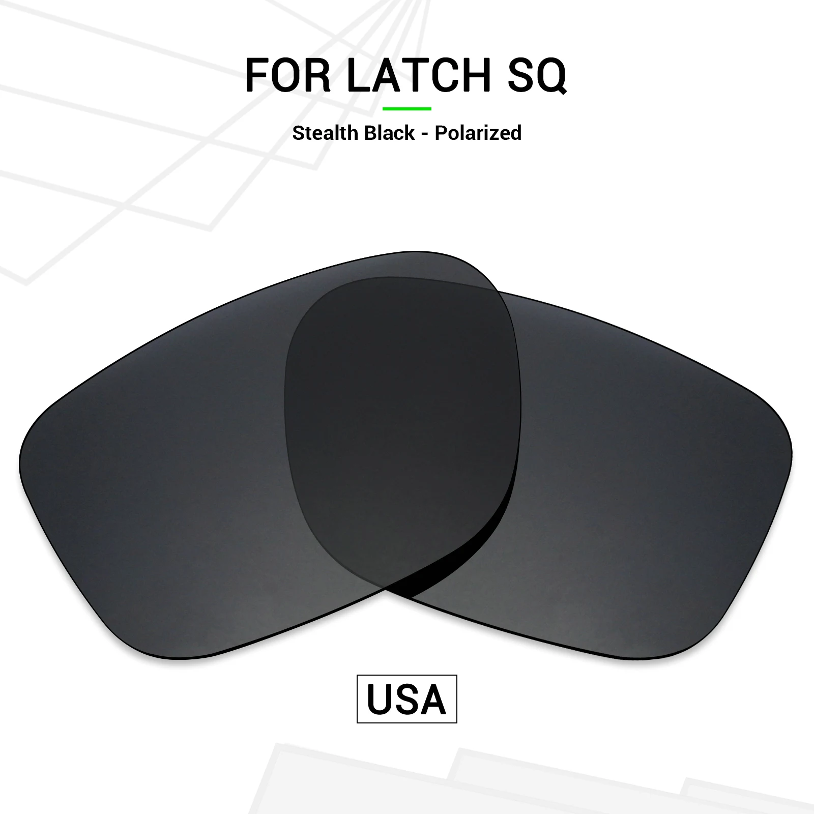 SNARK POLARIZED Replacement Lenses for Oakley Latch SQ OO9353 Sunglasses - Multiple Options