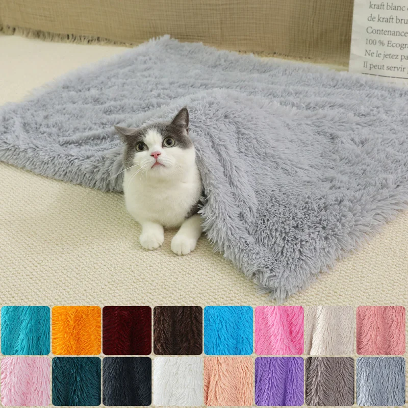 

Winter Super Soft Pet Blanket - Warm, Thickened, Machine Washable Flannel Throw for Cats and Small Dogs