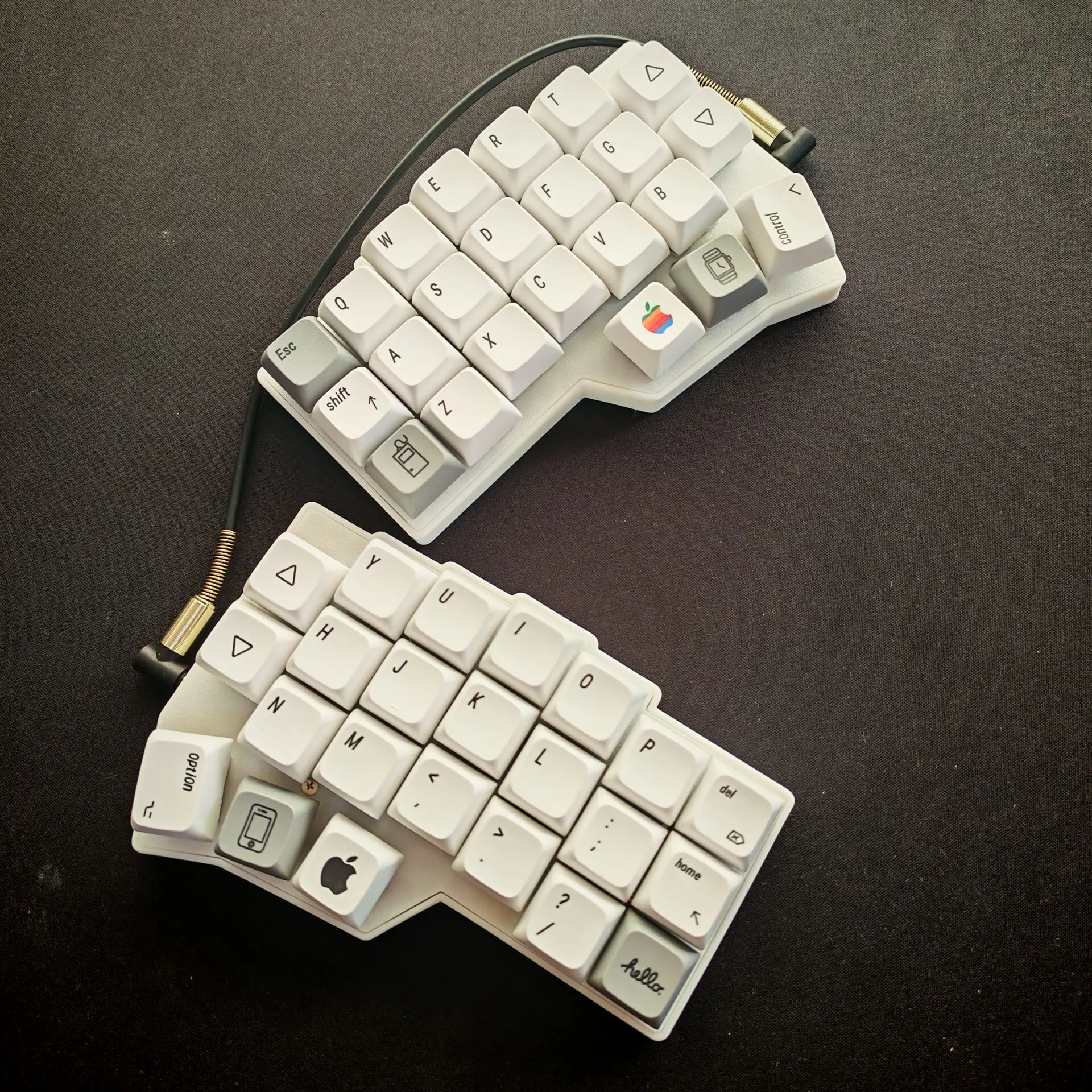 NEW Corne V4.1 Split Teclado mecanico Kit Custom Wired Single-Mode RGB Backlight Hot-Swap Function VIAL Support for MX Switch