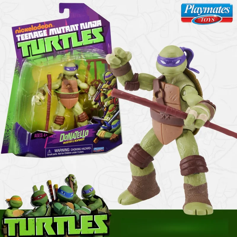 

Оригинальные фигурки Playmates Teenage Mutant Ninja Turtles: Металхед, Шредер, Донателло, Леонардо — игрушка для мальчиков, подарок на день рождения