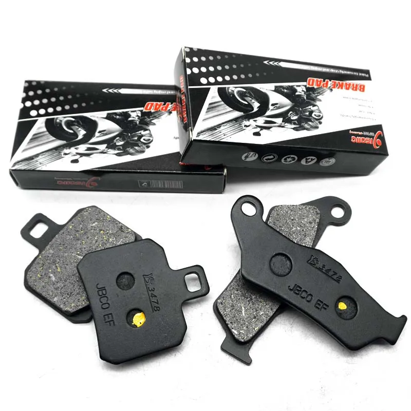 For YAMAHA XQ125N Maxster 2001 2002 2003 YP125 Majesty 125 2001-2009 XQ YP 125 Motorcycle Front Rear Brake Disc Pads Kits Set