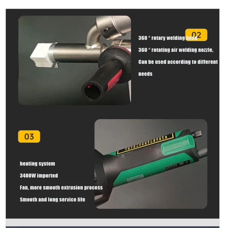 Extrusion Plastic Welding Gun Hot Melt Plastic Welding Machine Extrusion  Melt Welding Gun Pp Plate Gun  Machine