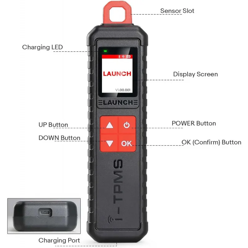 X431 ITPMS Tire Pressure Detector Handheld X-431 Sensor Activator Learning Programming Car Diagnosis Tool