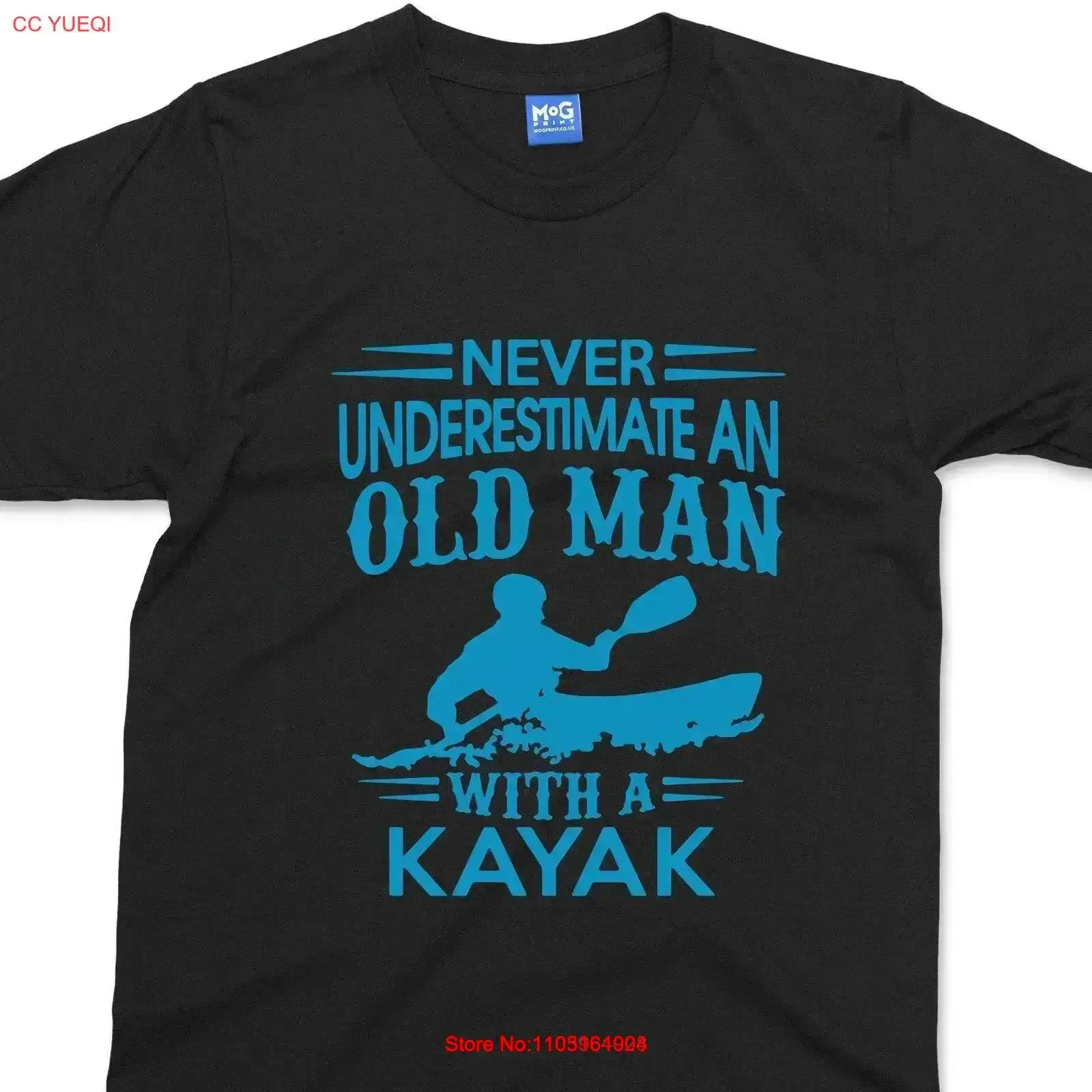 

Men's Funny Kayaking T shirt s Old Man Kayak Racing Sport Boat Rowing Dad Grandad Birthday Father's Day vintage Washed vintage