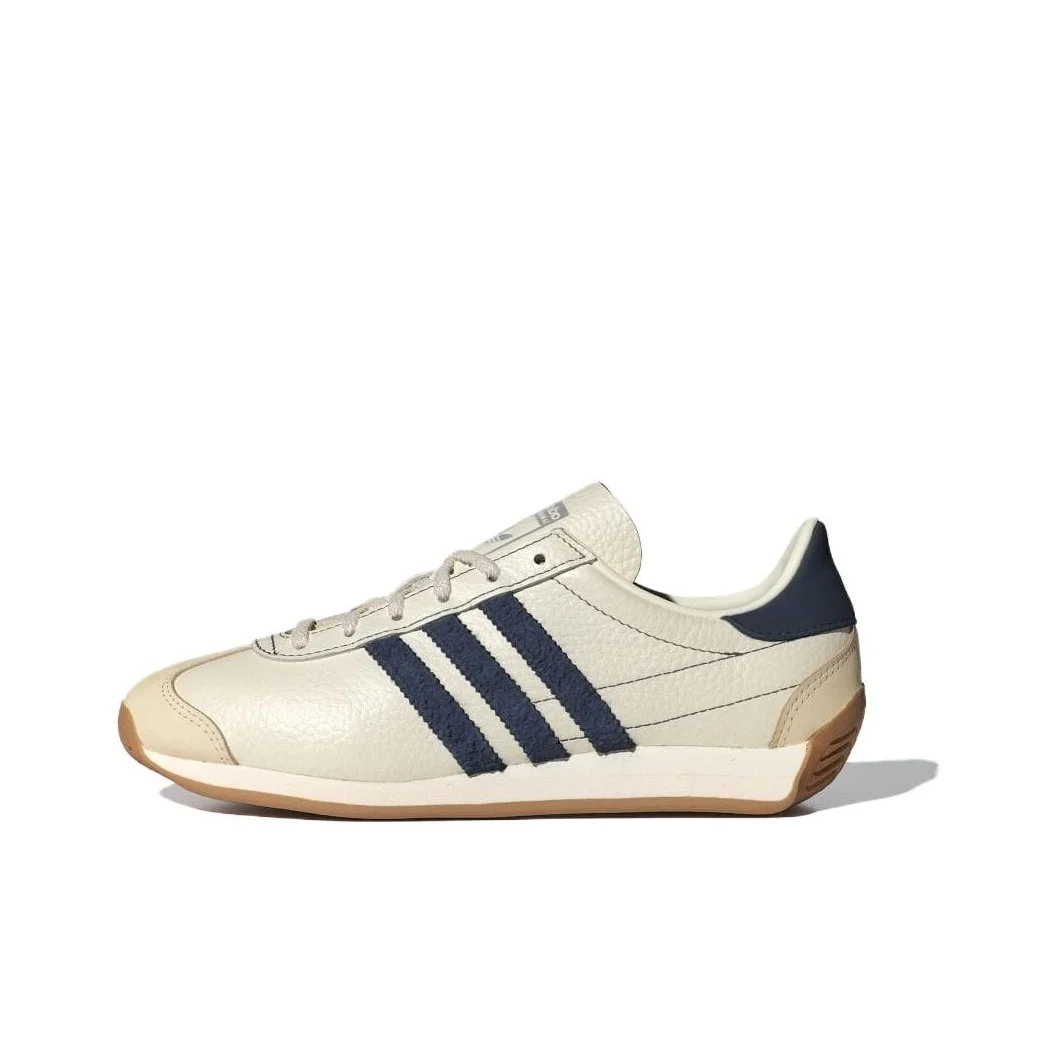 Adidas Originals COUNTRY OG Casual Shoes Unisex Low Top Beige White Blue IE3940