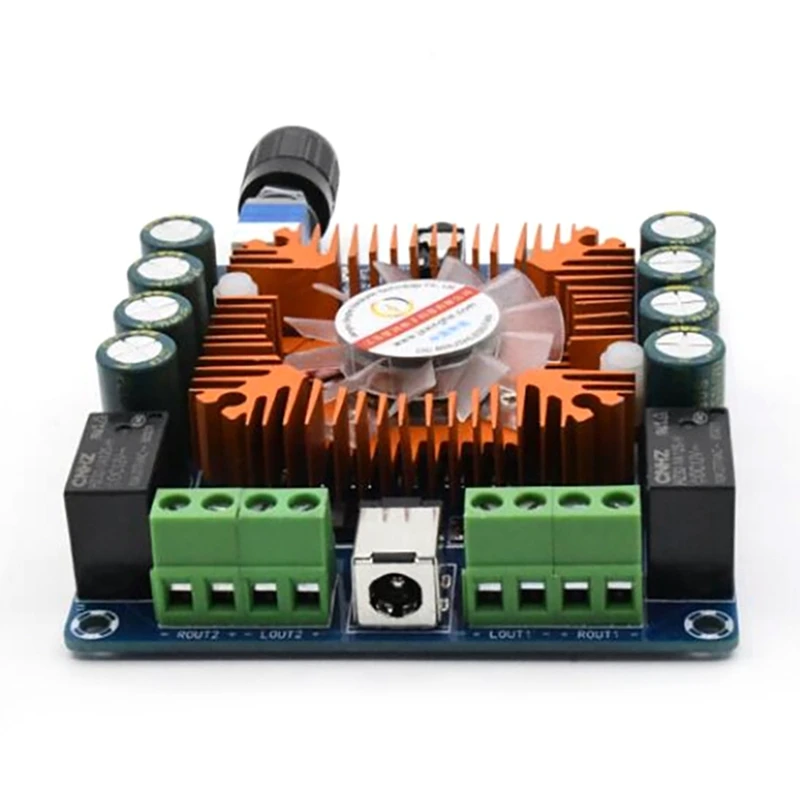 XH-A393 50W S 4 Audio Refitted Bluetooth Digital Power Amplifier Board TDA7388 Audio Amplifier Board