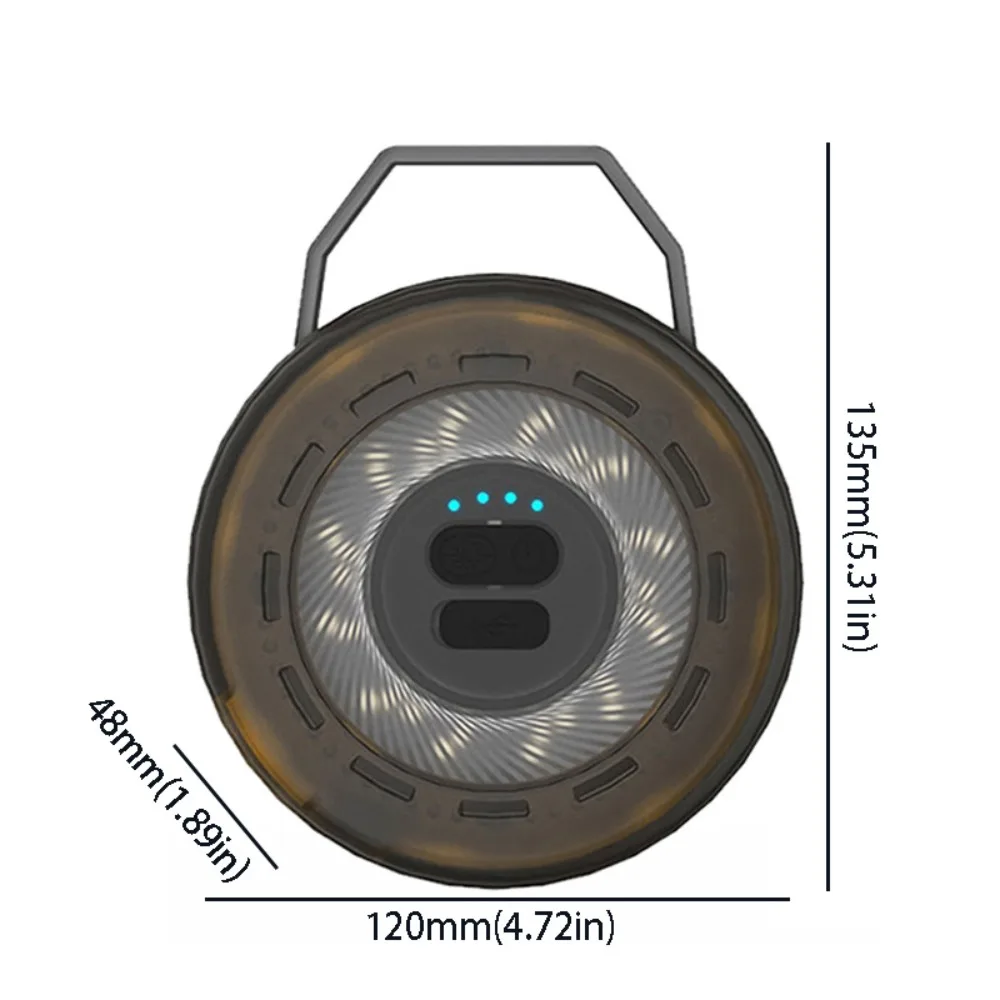 LED Light Tent Light Light Strip Hand Crank Power LED Outdoor Tape Measure Lamp Light String Storage System Hand Crank Storage