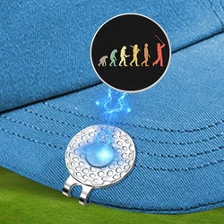 Funny Golf Accessories Golf Ball Marker Magnetic Hat Clip Creative Baseball Hat Decorative Golf Apparel Jewelry Gift for Fri