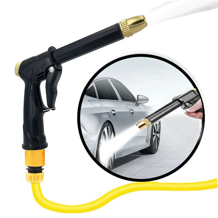 Pistola de agua de alta presión, pulverizador para lavadora de jardín, aspersor de jardín para herramienta de limpieza, 1 ud. ﻿