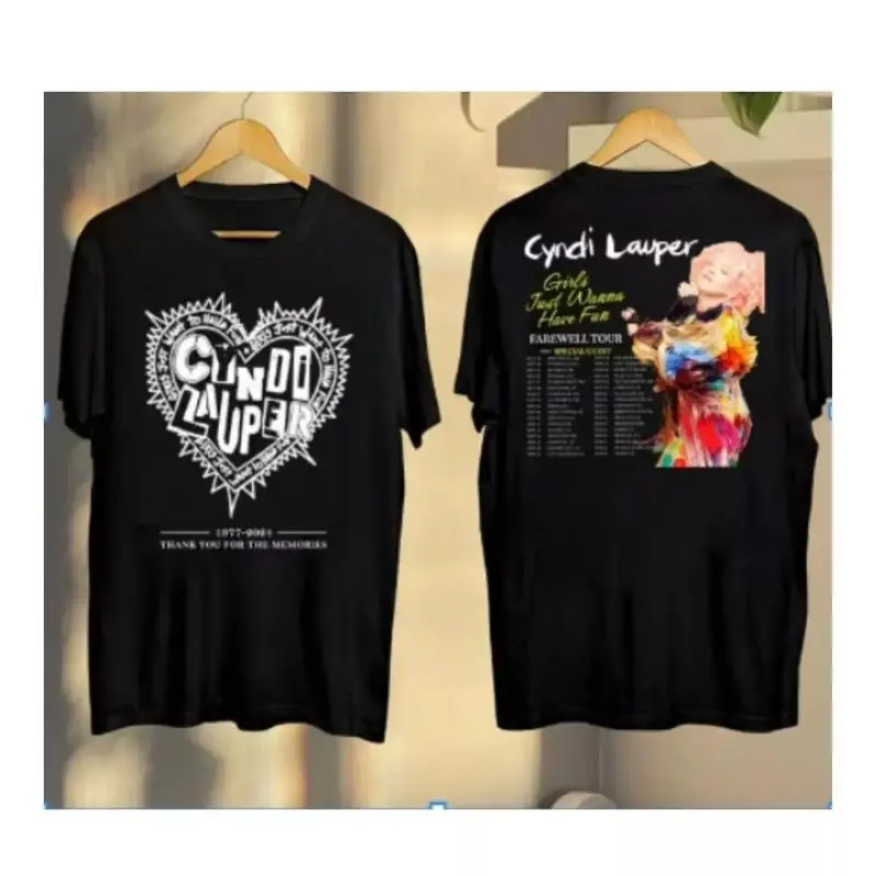 

Футболка Cyndi Lauper Girl Just Wanna Have Fun Farewell Tour 2024