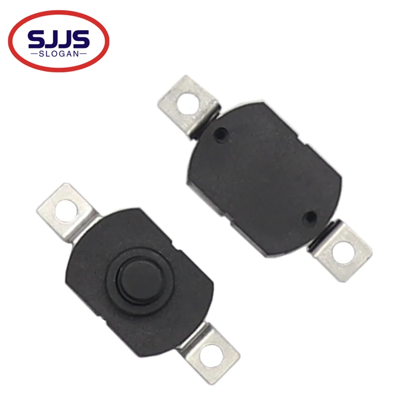 【20-5PCS】17x12x9.5 Push button switch 1712KD Strong light flashlight switch elliptic 17*12*9.5MM Latching switch 30V 1A