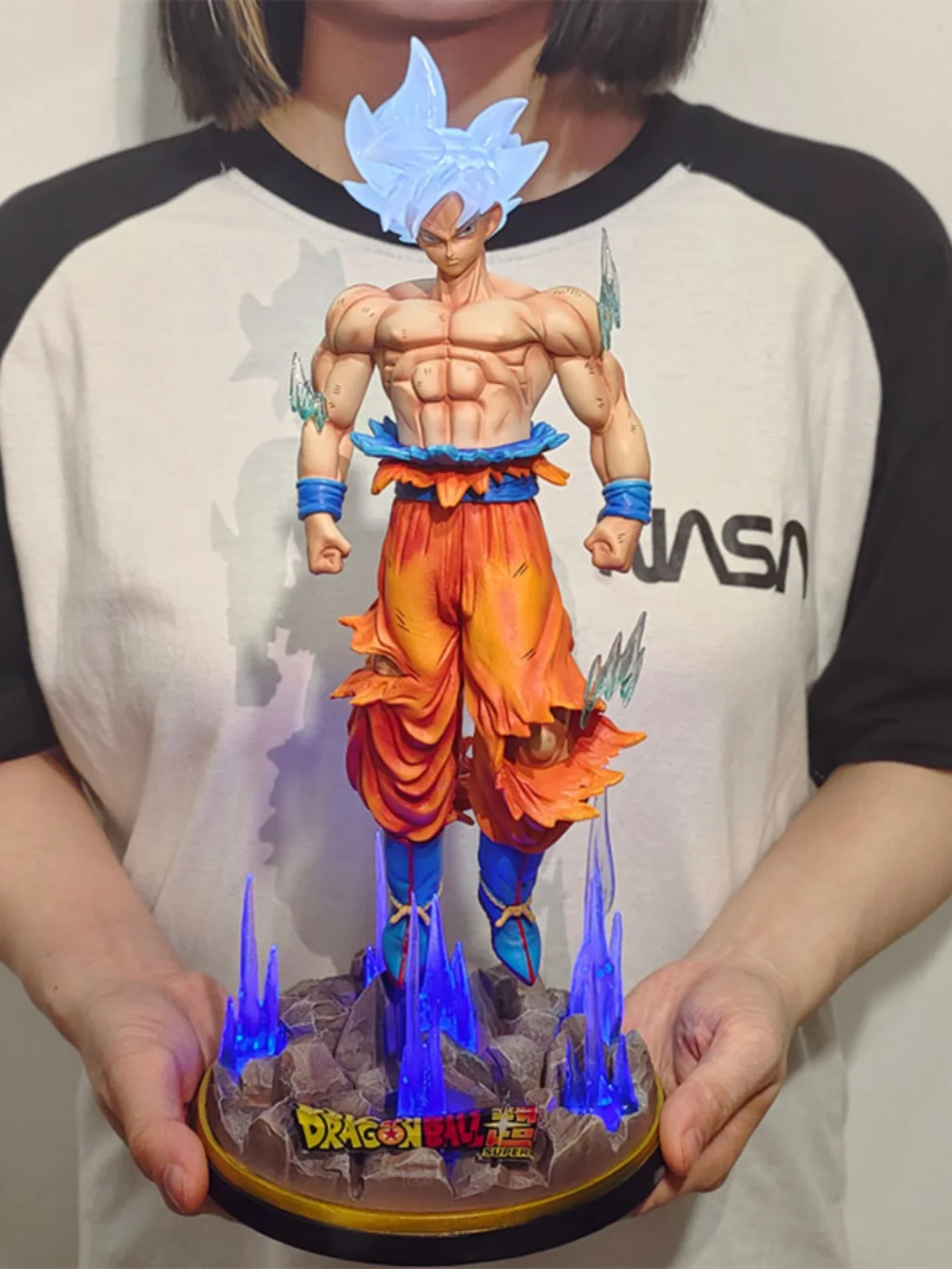 

32cm Dragon Ball Anime Figures Gk Ultra Instinct Son Goku Figure Migatte No Gokui Collection Model Doll Toys Birthdaygift