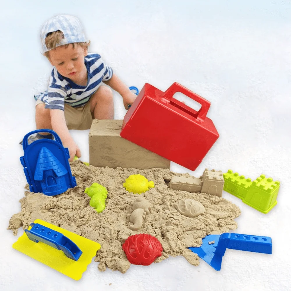 8-teiliges Winter-Schnee-Spielzeugset für Kinder – verdickte Schneeballmacher-Formen, Schaufel für Sand und Schnee, Schneeball-Kampf-Spielset