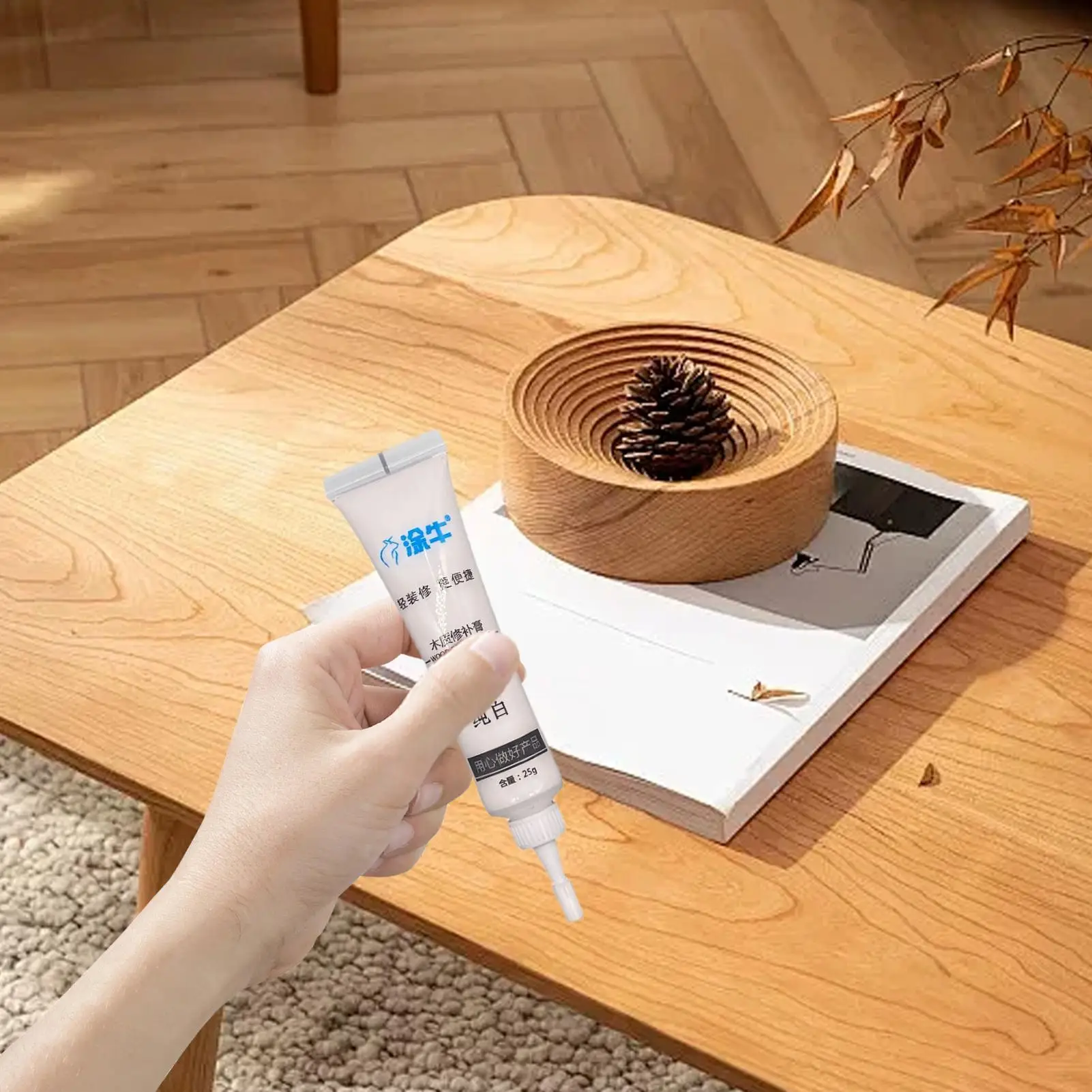 Wood Filler Furniture Repair Scratch Restore Marker for Wood Repair Hardwood Floor Scratch Repair Putty Laminate Floor Repair