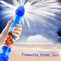 Fireworks Water Guns Couples Taking Photos Under Streetlights Commemorative Water Fireworks Atmosphere Romantic Props Leisure