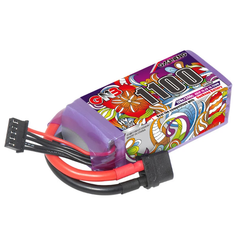 GAONENG GNB 4S 15.2V 1100mAh 120C HV bateria Lipo dla FPV Racing Drone lekka wysoka moc długi czas lotu 15.2V bateria