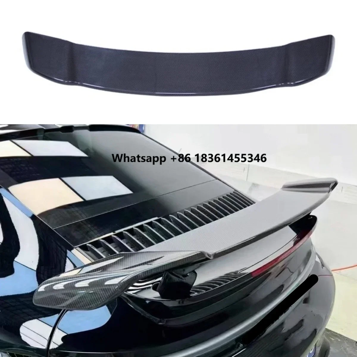

Carbon Fiber Tail Wing for 911 992 Turbo S 2019-2024 Modified New Style Car Rear Spoiler Body Kit