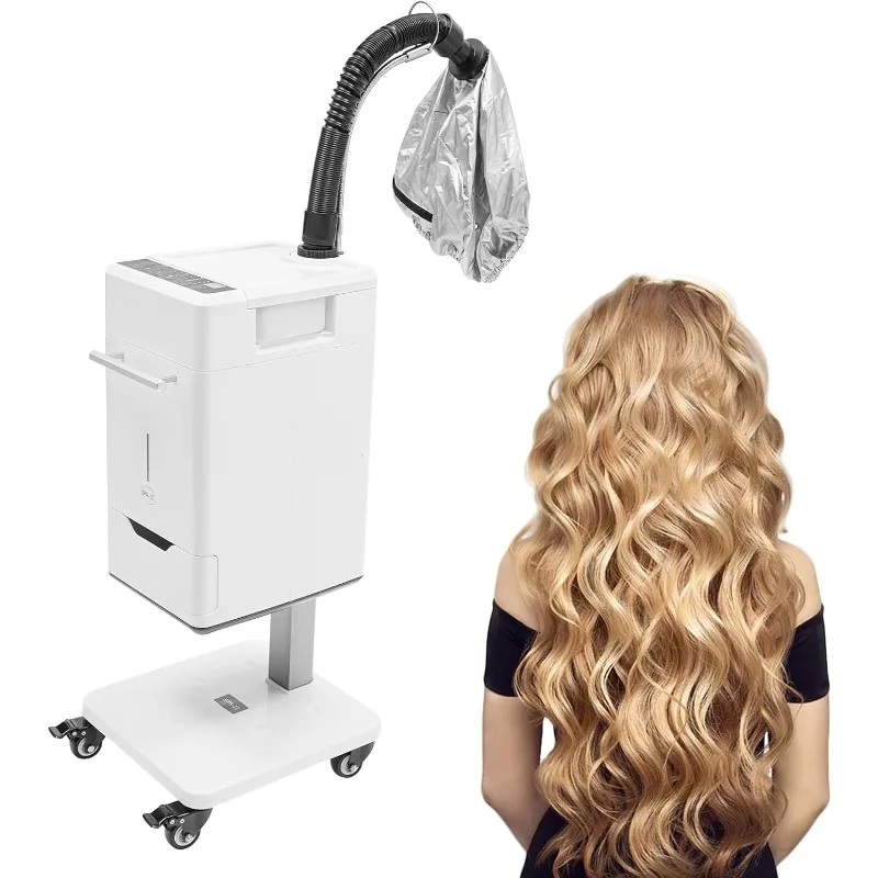 Отпариватель для волос Nano Micro Mist, стоячий отпариватель для волос, глубокий кондиционер, паровой колпачок для волос с капюшоном, отпариватель Micro Mist с подогревом