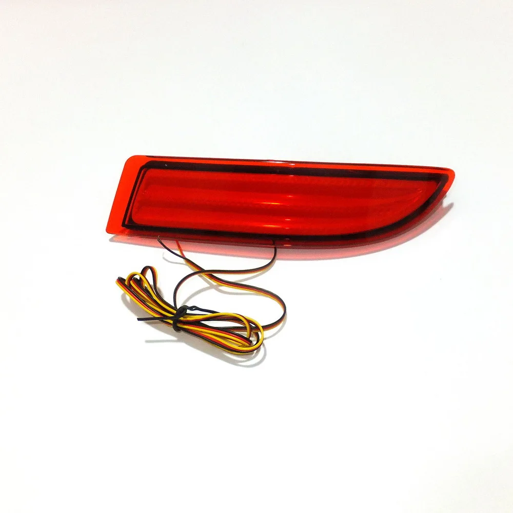 

July King Car Brake Lights for Toyota Avanza 2016-2019, Red LED Brake Light + Night DRL, Rear Bumper Warning Lights