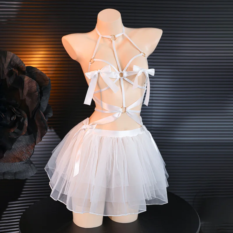 

Sexy Lingerie Mesh Open Crotch Bodystockings For Women Erotic Lingerie Crotchless Teddies Bodysuits Female Sexy Porno Underwear