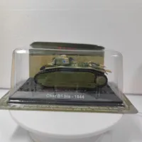 1:72 Scale 1944 Char B1 French Heavy Tank Fighting Vehicle World War II Military Alloy Plastic Tracked Model Collection Toy Gift