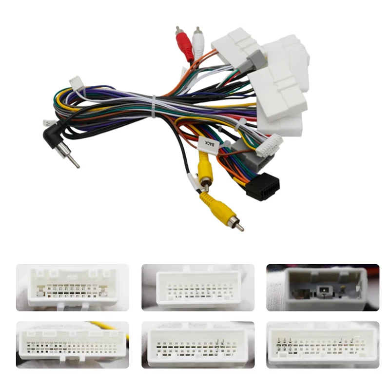 For Nissan Pathfinder R51 2008-2012 AMP Retain Radio Power Harness CANBUS Decoder Cable
