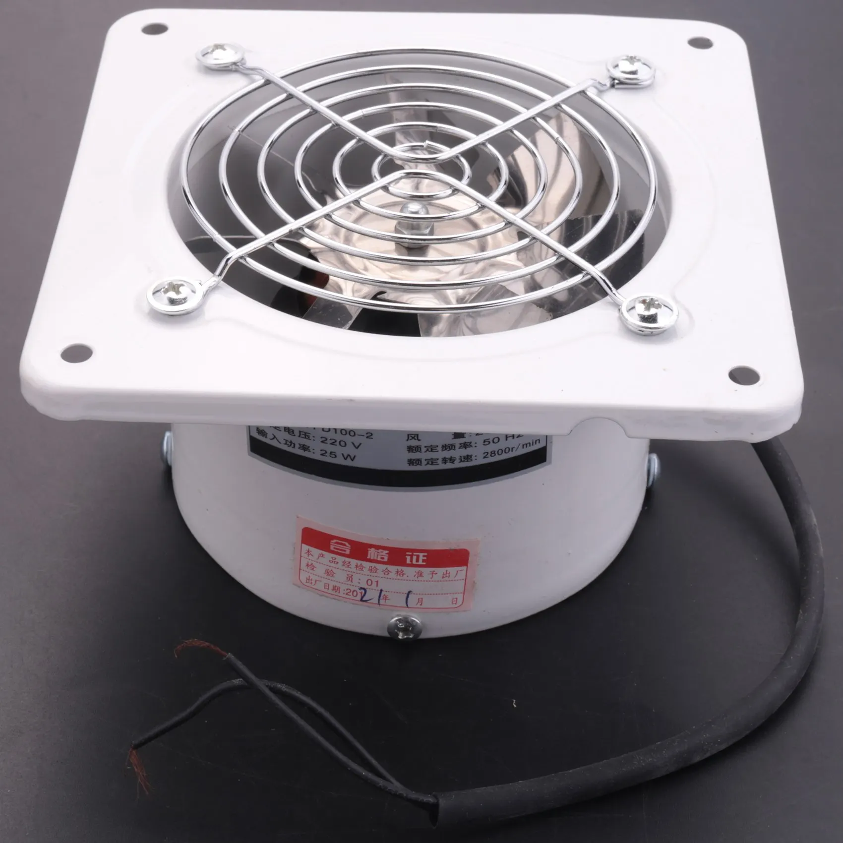 4 Inch Inline Duct Fan Air Ventilator Metal Pipe Ventilation Exhaust Fan Extractor Bathroom Fan Duct Fan Accessories