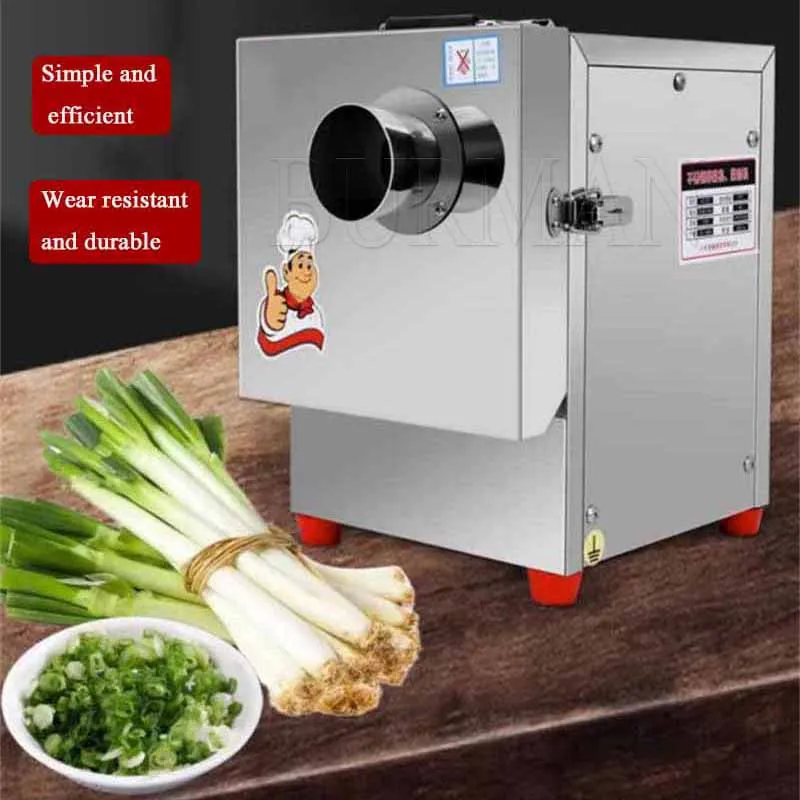 220V Commercial Vegetable Slicer Cutting Scallions Celery Into Sections Stainless Steel Multifunctional Slicer view 2