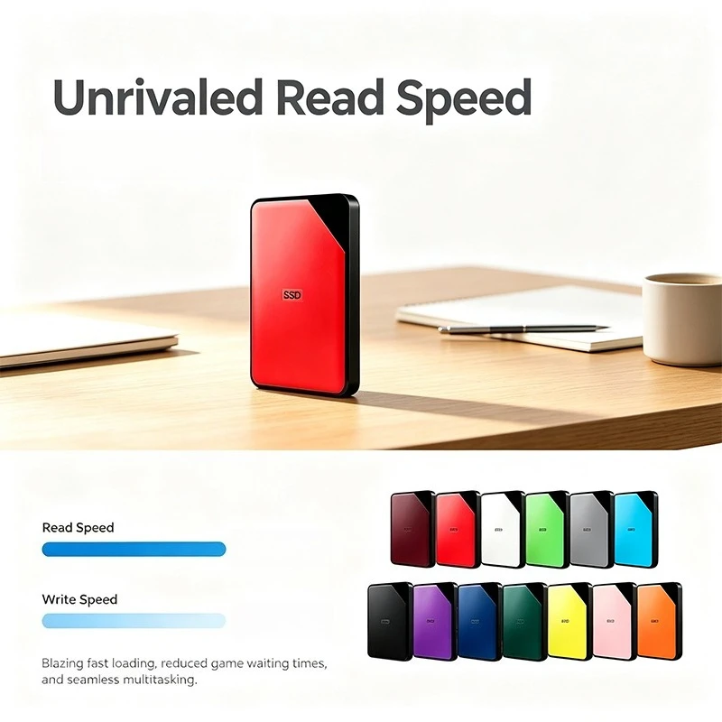 [Brand+] Original SE Purple / Blue / Gray Portable External Hard Drive High Speed Storage Disk for Mac Windows Laptop Desktop PC