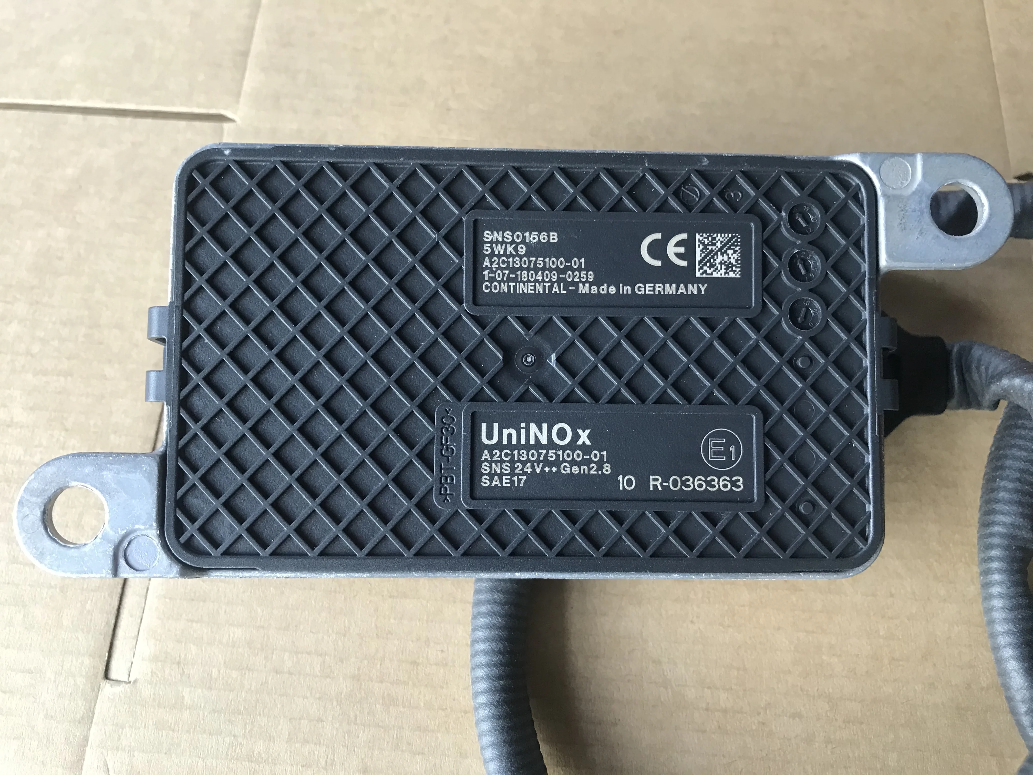 Sensor 5wk9 a2c13075100 continental do sensor de nox uninox a2c13075100