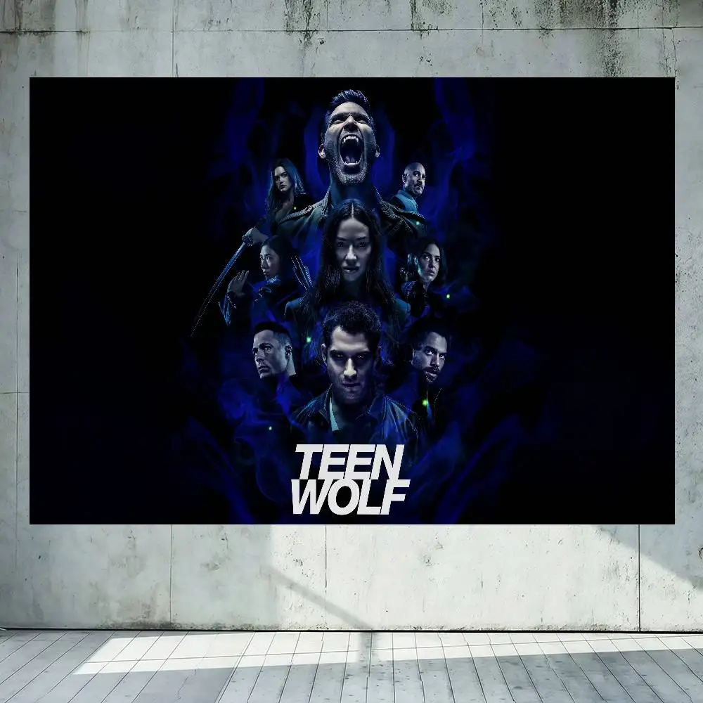 TV Show T-Teen W-Wolf  Flag Decoration Outdoor Picnic Party Home Camping Party Art Hanging Banner