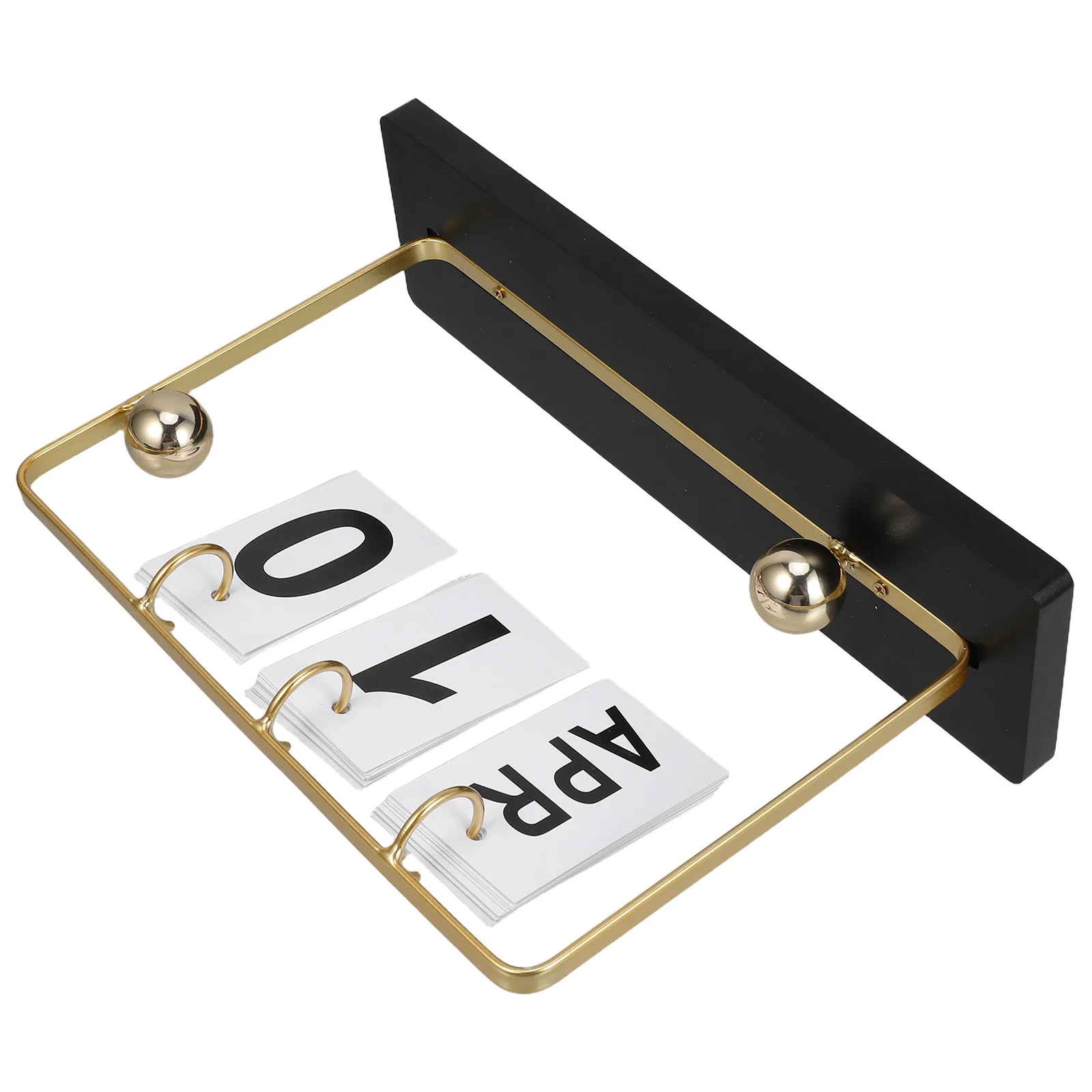 1세트 데스크탑 영구 달력 빈티지 우드 큐브 미니멀리스트 디자인 홈 오피스 주방 교사 장식 재사용 가능 연간 골든