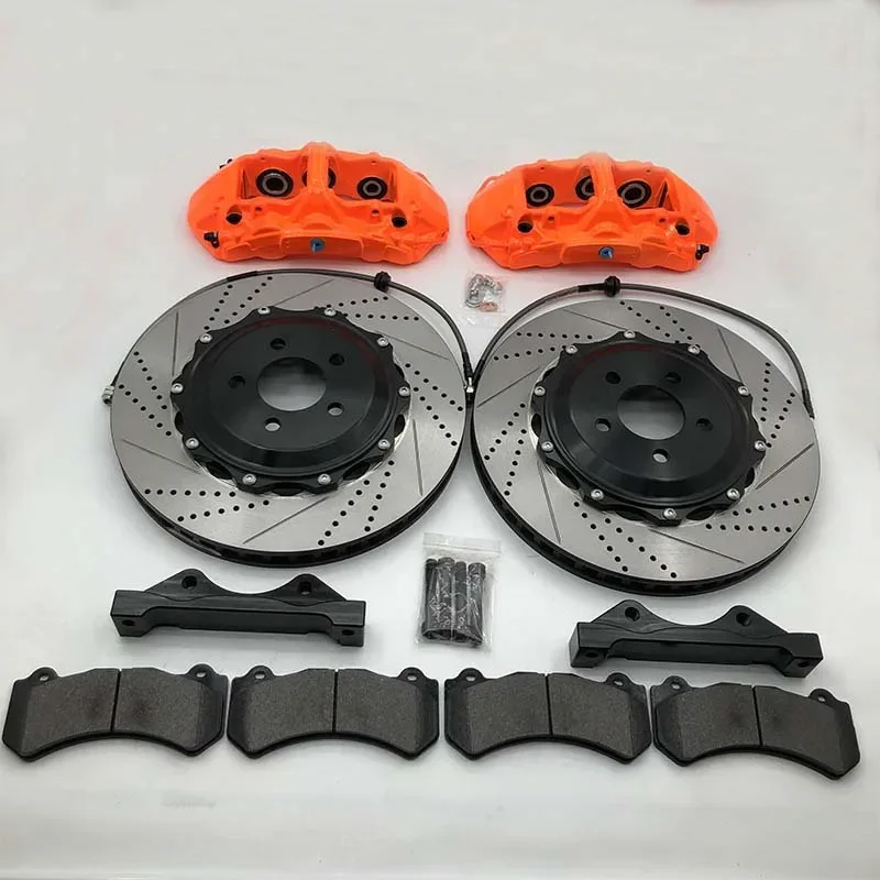 High Performance Racing 6 Piston Auto Brake Systems Car Brake Calipers Big Brake Kit For Audi Tt Mk2 S3 A4 S5 B8 A6 C7 C8 Q5 Q7