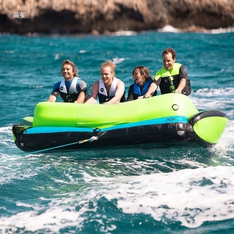 Canapé gonflable d'eau, lanchaud à moteur, remorquage d'eau, anneau de remorquage gonflable, jouets d'eau