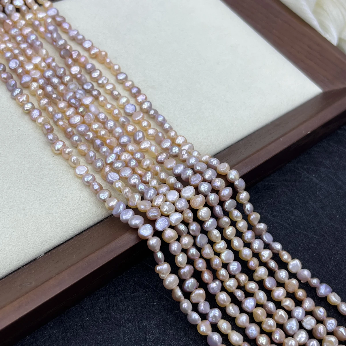 

4-5mm Colorful Baroque Natural Freshwater Pearls Irregular Shapes Loose Beads for Jewelry Making DIY Necklace Bracelet Accessory