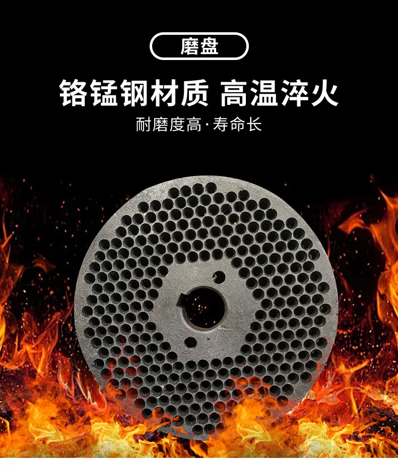 198MM Type Feed Pellet Mill Accessories, Flat Grinding Die and Pressure Roller Assembly for Animal Feed Making Machine
