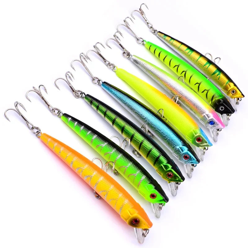 1 Pcs 9.5cm 8g Lifelike Floating Japan Hard Bait Minnow Fishing Lure Tight Wobbler Jerkbait Treble Hooks Plastic Isca Fish