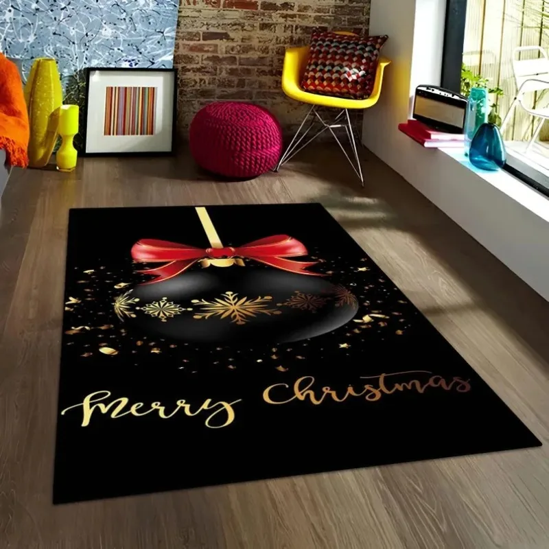

Merry Christmas Area Rug,Christmas Home Decor,Christmas Santa Claus Rug,Christmas Gift,Noel,2025,Xmas Rug,Washable Non Slip