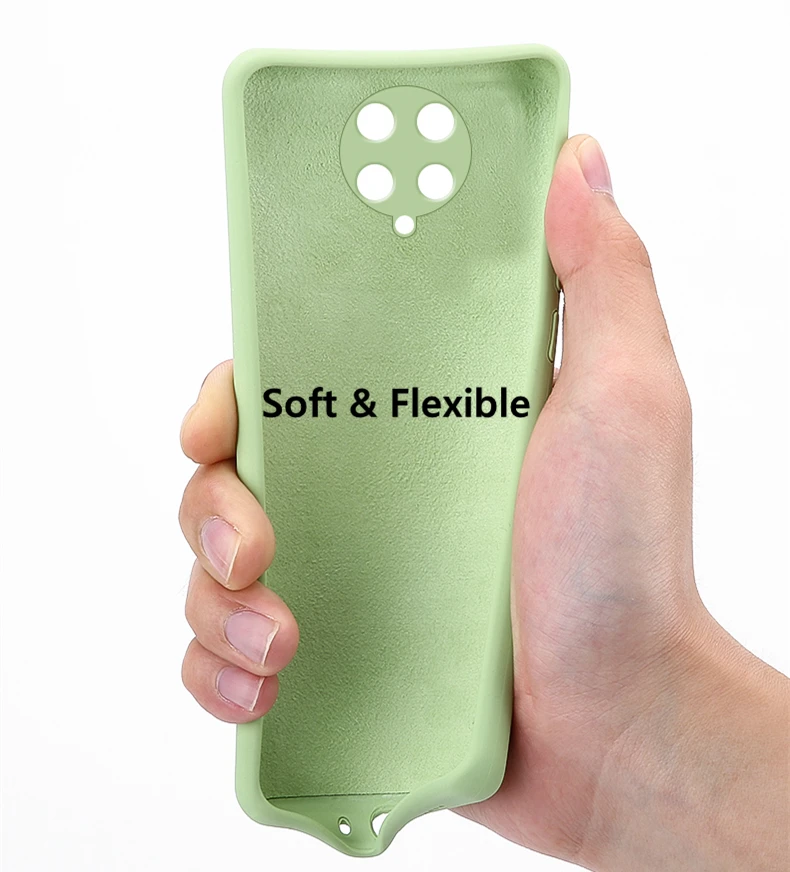 For Xiaomi Poco F2 Pro Case Original Liquid Silicone Soft Phone Rubber Cover For Xiaomi Poco F2 Pro Case for Xiaomi poco F2 Pro