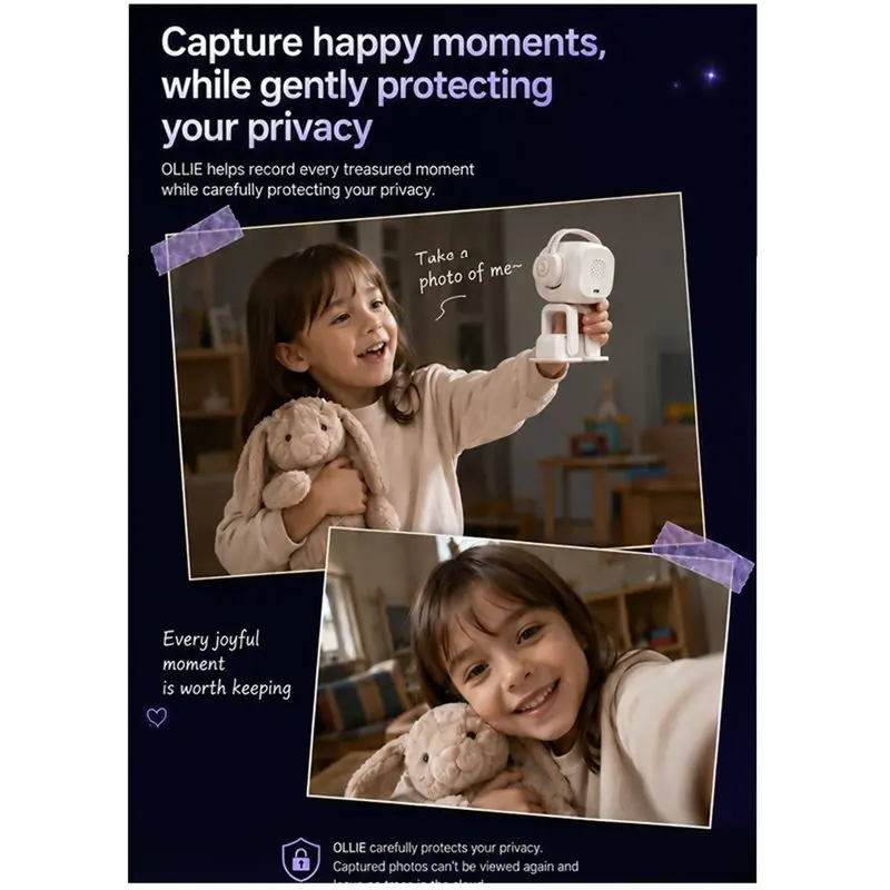 [NEW!A25P】 AI Companion Robot With Camera Voice Chat Touch Interaction Intelligent Emotion Perception Music Stories News Weather