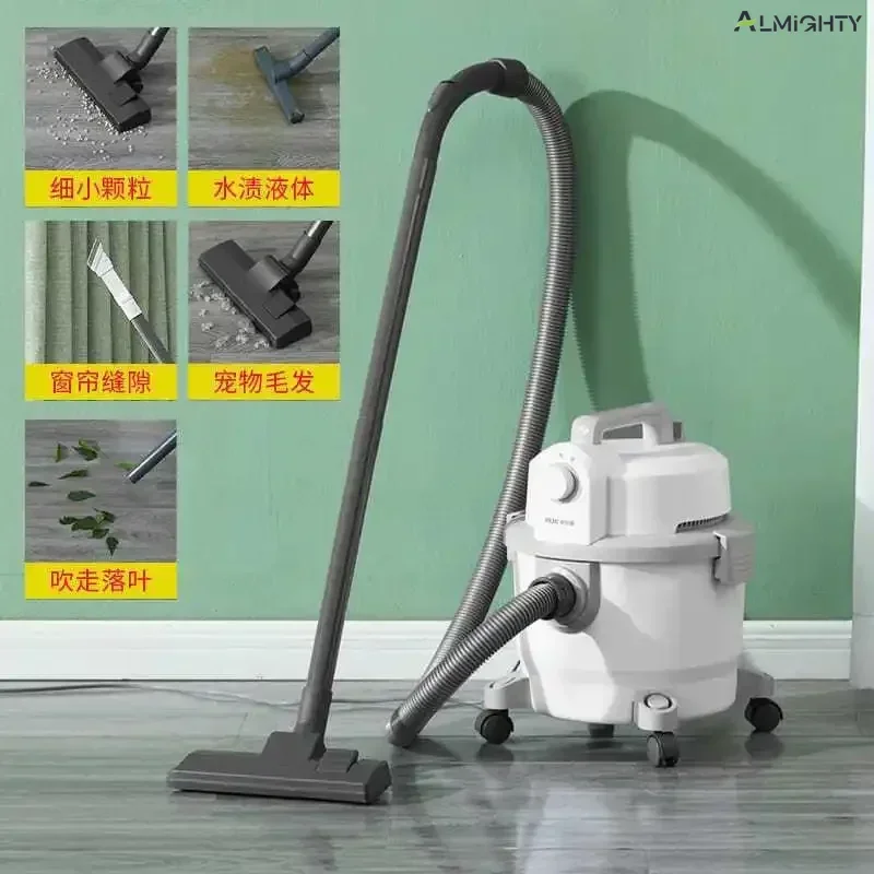 

Household vacuum cleaner. Small. Handheld bucket type. With large suction power. Strong industrial seam suction.